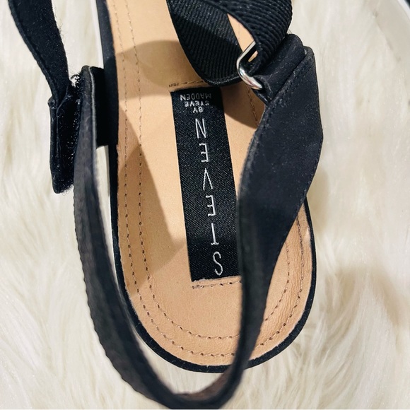 Women’s Steven by Steven Madden Gitty Wedge Black Sandals Size 8.5 US! - Picture 11 of 11